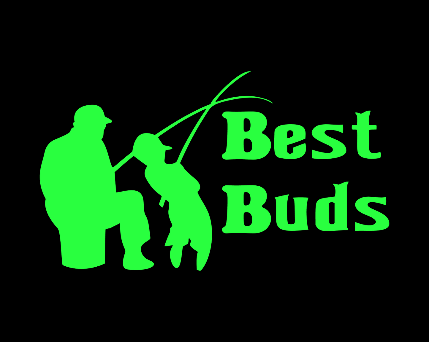 Fishing Best buds Vinyl Decal