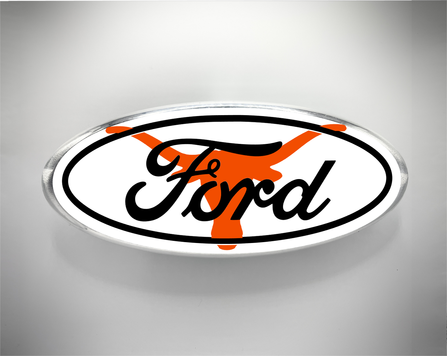 Longhorn Ford Emblem Overlay Vinyl Decals. Front and Rear Only