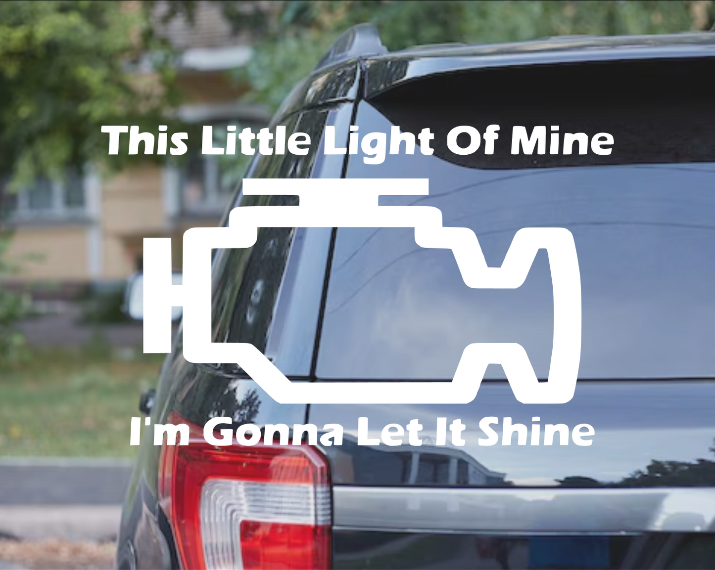 Check Engine Decal