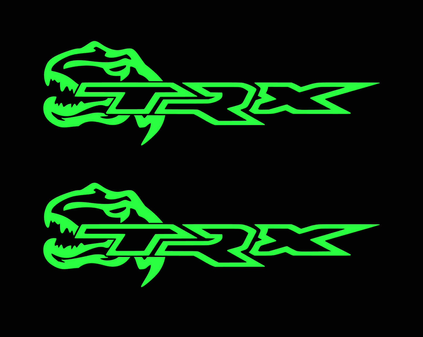 Dodge Ram TRX With Raptor Head Truck Bed Side Decal 2 pcs