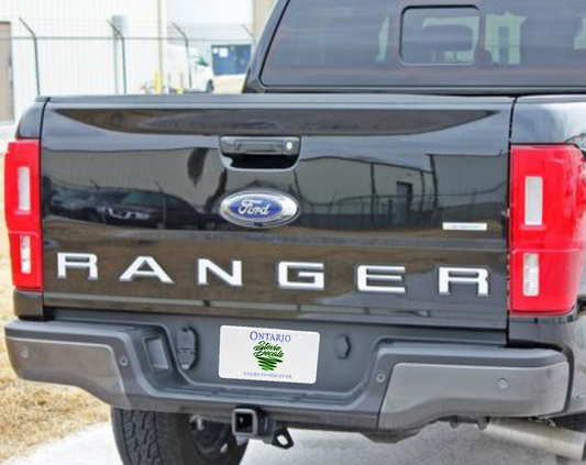 2019-2021 Ford Ranger Tailgate Vinyl Lettering