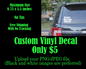 Custom Vinyl Decal