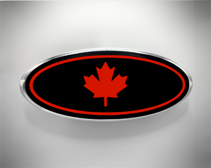 Canadian Flag Ford Emblem Overlay