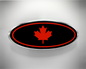 Canadian Flag Ford Emblem Overlay