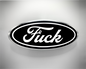 Fuck Ford Emblem Overlay